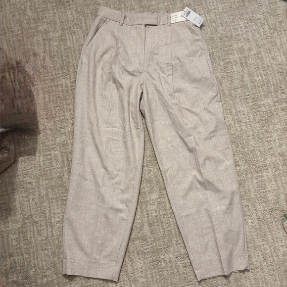 Abercrombie ankle grazing tapered tailored menswear business casual pants NEW - Picture 2 of 6